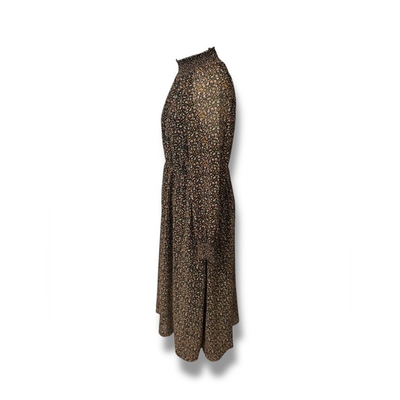 MADEWELL (Re)sourced Georgette Smocked-Neck Midi Dress in Folktale Paisley - Picture 5 of 9